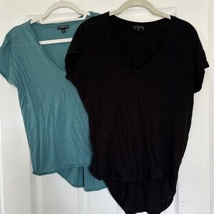Express high low t-shirts set of 2